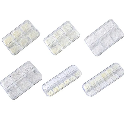Nail Art Rhinestones Half Round Pearls Mixed Size White Round Flatback Pearls - Image 1 of 4