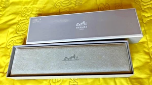 Hermes scatola orologio originale cassa in Nubuck EX condizioni #X30 - Foto 1 di 8