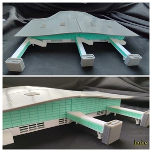 Modelo de montaje de construcción de terminal de aeropuerto regional escala 1/400 impreso en 3D coleccionar - Imagen 1 de 8