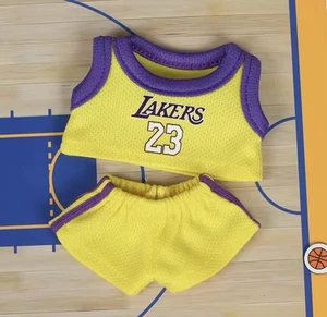Vestiti Per Labubu: Completo Lakers 23. Bambola Non Inclusa - Foto 1 di 2