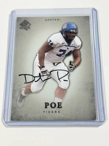 2012 SP Authentic Auto Dontari Poe #23 Rookie Auto RC - Picture 1 of 2