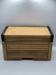 Vintage 10 Tray Wooden Herb • Teas • Seeds • Tobacco Drying Box • Jewelry 12"L - Picture 1 of 23
