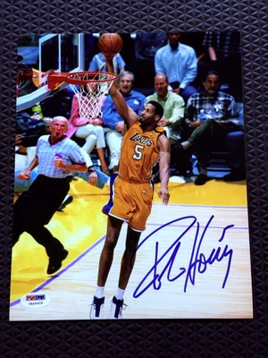 Robert Horry Signed Autograph 8x10 Photo Los Angeles Lakers PNA DNA - Image 1 of 3