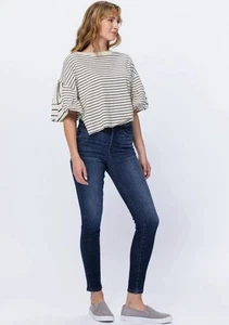 Neu ohne Etikett Judy blau Bauch Kontrolle Top Skinny Jeans-dunkle Waschung Größe 11/30 - Bild 1 von 13