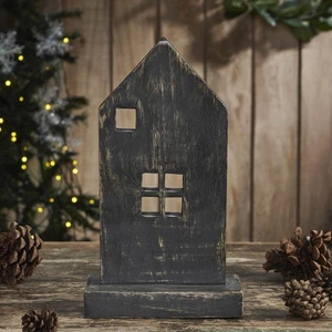 Rustic Wooden House Grey 10x5.75x3 - Bild 1 von 6