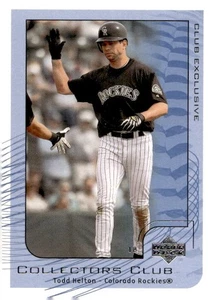 Todd Helton 2002 Upper Deck Collectors Club Baseball - #MLB16 - Colorado Rockies - Picture 1 of 2