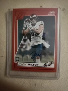 2024 Panini Zenith Johnny Wilson Red No Huddle (RC, AU) - Bild 1 von 14