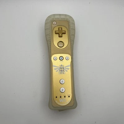 Nintendo Wii Remote Legend of Zelda Skyward Sword Wiimote Gold Limited - Tested - Image 1 of 4