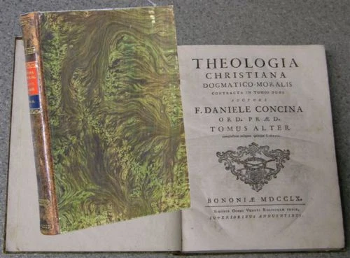 1760 THEOLOGIA CHRISTIANA dogmatico Moralis - CONCINA - Immagine 1 di 1