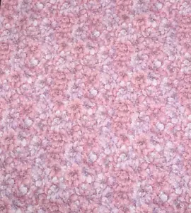 VTG Hoffman Cotton Fabric Morning Mist Pink Purple Floral 4 yards + 9" L x 42"W - Picture 1 of 11