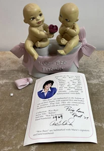 Marie Osmond Wee Bees Babies 'Wee Bee Friends #0929 y certificado firmado - Imagen 1 de 4