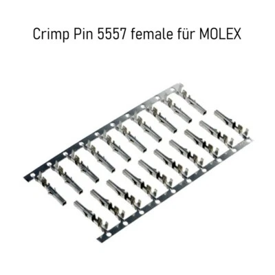 10x Crimp Pin mini fit für Molex 4.2mm mini fit Gehäuse - female - Bild 1 von 2