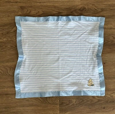 Manta de seguridad para bebé Winnie the Pooh Honey Pot clásica de la tienda Disney azul Foto 1 de 4