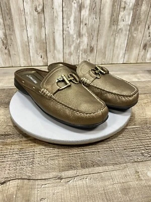 St.John’s Bay Women’s Copper Leather Metallic Mules Size 8.5M - Image 1 of 4