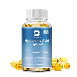 Hyaluronic Acid Capsules Supplement Support Healthy Joints Help Reduce Wrinkles - Picture 1 of 8