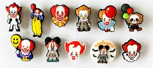 Horror Character for Crocs or Clogs Shoe Charms, Bracelets. Pennywise Clown IT - Picture 1 of 12