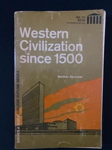 The Western Civilization Since 1500 by Walter Kirchner, 1966 Paperback - Picture 1 of 2