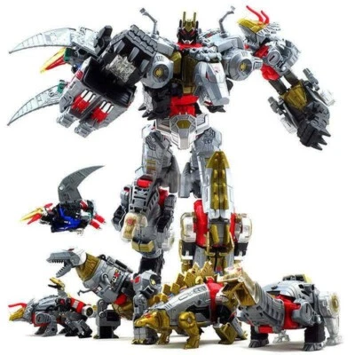 Volcanicus Dinobot 5 In 1 Power of The Primes Action Figure Toys 13" - Bild 1 von 4