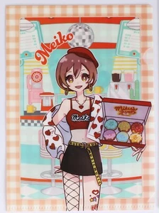 Hatsune Miku Diner Series Clear File Folder A5 Meiko Japanese Character - Picture 1 of 4