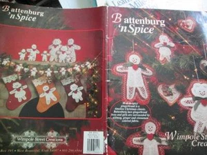 Battenburg 'n Spice Gingerbread People Ornaments Craft Booklet-Wimpole Street Cr - Bild 1 von 1
