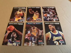 1992-93 Skybox USA MAGIC JOHNSON 10 CARD LOT - Imagen 1 de 2
