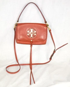 Mini Bolso Bandolera Cartera Tory Burch Miller Metal Logo Kola Color ROJO *Necesita TLC* - Imagen 1 de 24