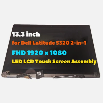 13.3" for Dell Latitude 5320 2-In-1 4CPD5 LCD Touch Screen Assembly 1920x1080 - Image 1 of 3