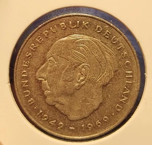 Germany 2 Deutsche Mark Heuss 1984 J copper-nickel coin - Picture 1 of 2