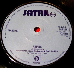 Stardust Ariana 7" UK ORIG 1977 Satril SAT 120 Sunday Morning Swedish Pop VINYL - Picture 1 of 3