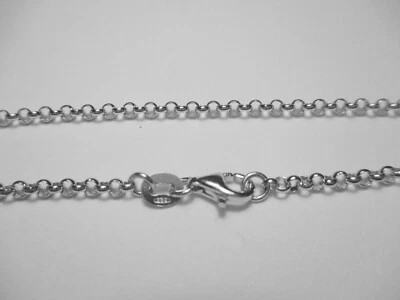 Collane da 40 a 50rolò 2,5mm VERO argento 925,.TOP qualità/prezzo - Immagine 1 di 4