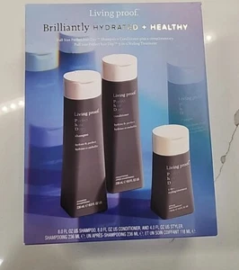 3 Living Proof Items shampoo giorno capelli perfetti + balsamo + 8 once ea trattamento - Foto 1 di 2