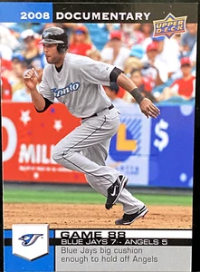 Toronto Blue Jays 2008 Documentary Game 152 Upper Deck #4615 - Picture 1 of 2