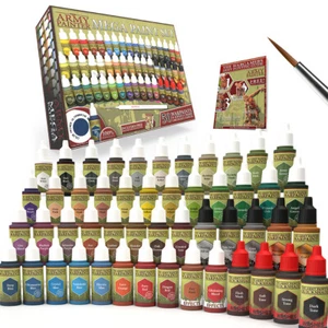 The Army Painter WP8021 - Set mega vernici Warpaints 50 vernici, 2 pennelli post T48 - Foto 1 di 11
