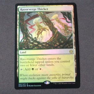 Razorverge Thicket 257 MTG Phyrexia: All Will Be One Rare NM - Picture 1 of 2