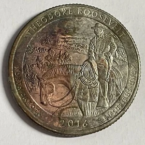 2016 P North Dakota ATB Quarter Improperly Annealed/Missing Clad STC121320 - Picture 1 of 2