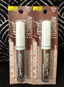2pk LA COLORS BRONCEADOR BEBÉ C69102 SOMBRA DE OJOS LÍQUIDA CREMOSA BRILLO MARRÓN AUDAZ - Imagen 1 de 5