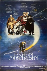 The Adventures of Baron Munchausen UK Original One Sheet Poster 1989 Gilliam - Picture 1 of 6