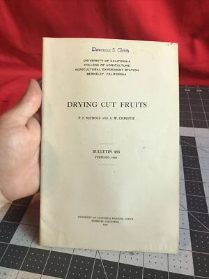 Vintage 1930 Great Depression Era Drying Cut Fruits by P. F. Nichols Very Rare!! - Image 1 of 4