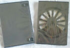 "SETS of 3" Empty DVD Cases with Clear Plastic Covers/Sleeves--Solid Black 14mm