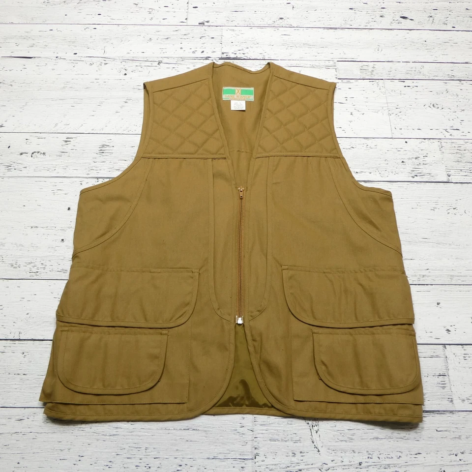 Game Winner Sportswear Hunting Vest Mens M 38/40 Brown Duck Canvas Padded - Image 1 of 4