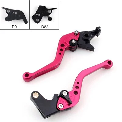 Short Brake Clutch Levers For Ducati HYPERMOTARD 939 SP 2016 Red H0 Foto 1 de 3