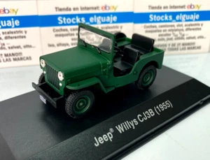 IXO DEAGOSTINI 1/43 DIECAST JEEP WILLYS CJ3B 1955 AUTOS MEMORABLES MEXICO - Imagen 1 de 6