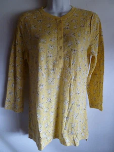 Ralph Lauren Chaps Floral Leaf Print Top T-shirt Designer 100% Genuine - New M - Picture 1 of 22