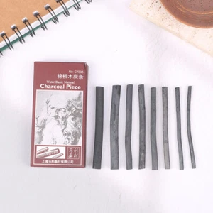 8Pcs/pack Sketch Drawing Willow Charcoal Bar Artist Painting Drawing Supplies - Picture 1 of 7