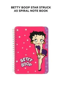 Betty Boop Limited Edition Deluxe-(School Girl Retro A5 Spiral Notebook) - Picture 1 of 8