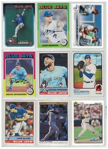 Blue Jays Baseball Card Lot - Guerrero Gausman Bichette Springer (9 Cards) TB1 - Picture 1 of 2