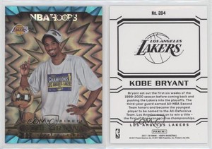 2017-18 Panini NBA Hoops Career Tribute Teal Explosion Kobe Bryant #294 HOF