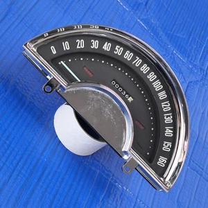 1958 Corvette Speedometer Rare 1-year Only Design Rebuilt GM 1586868 Original 58 - Foto 1 di 8