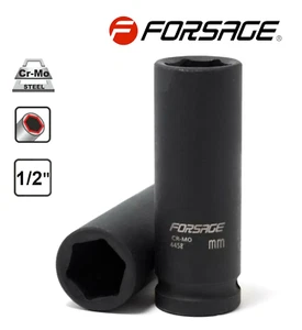 Chrome-Molybdenum 15mm 6 Pan 1/2" Long Shock Socket FORGING - Picture 1 of 2