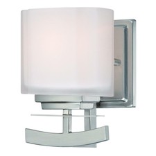 Hampton Bay Architecture 1-Light Brushed Nickel Sconce